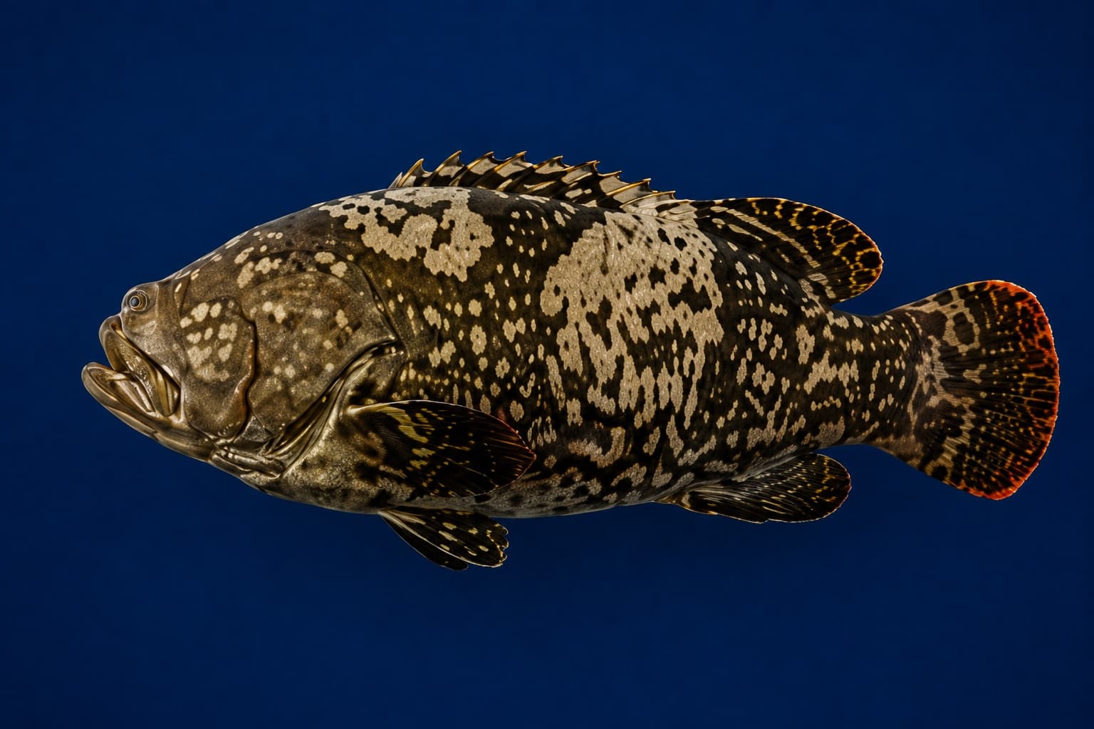 Farmed grouper
