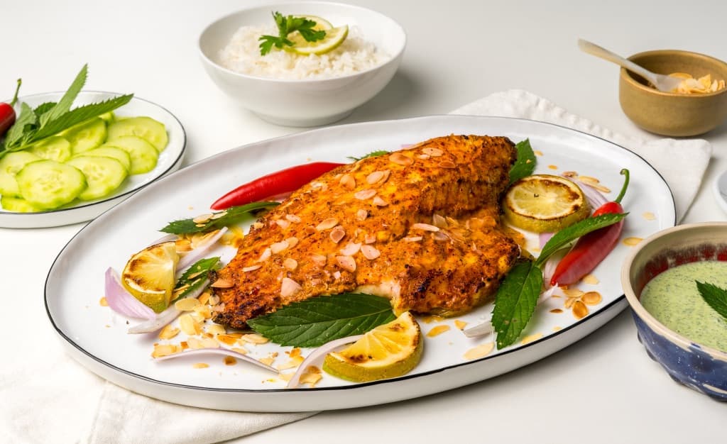 Fish tandoori with grouper