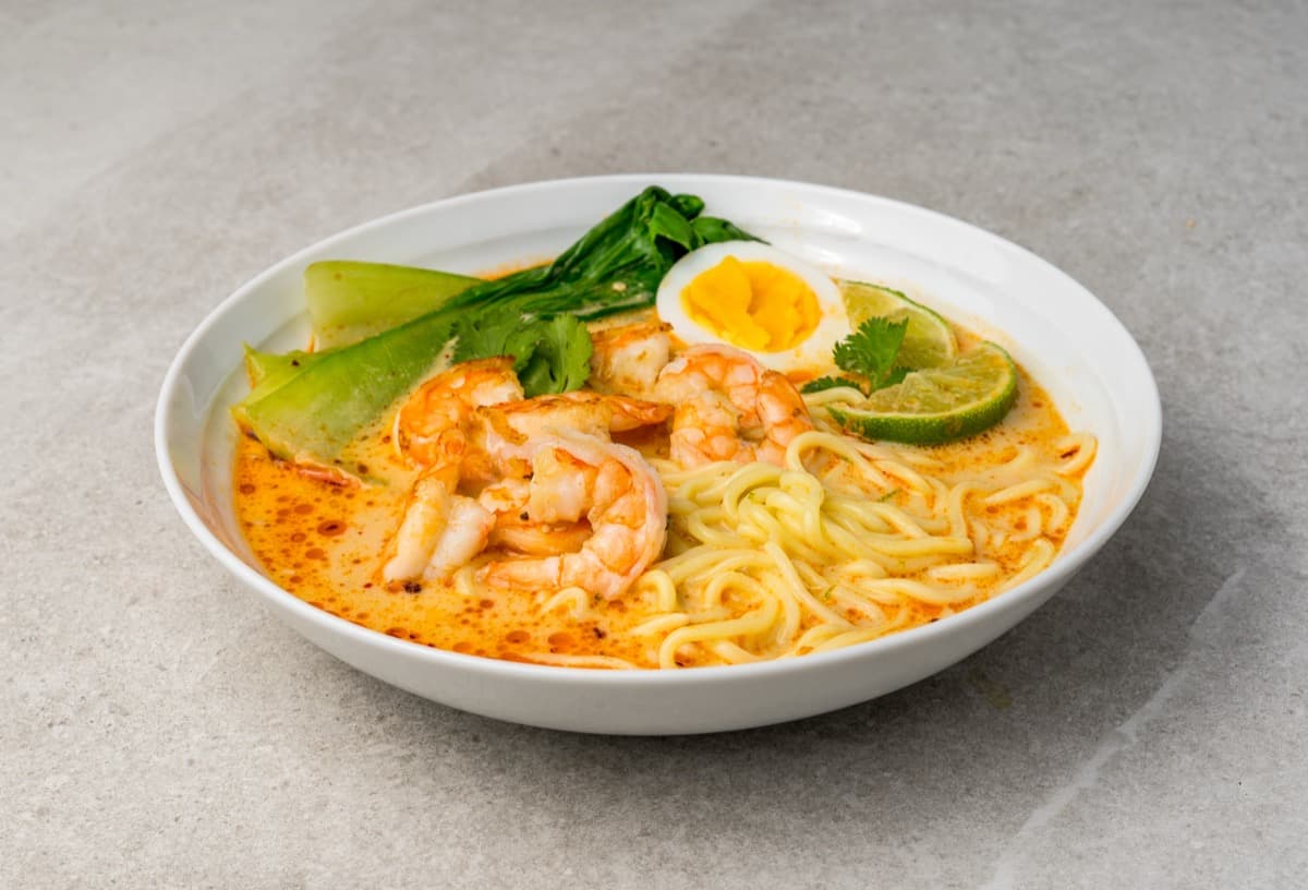 Coconut lime shrimp ramen